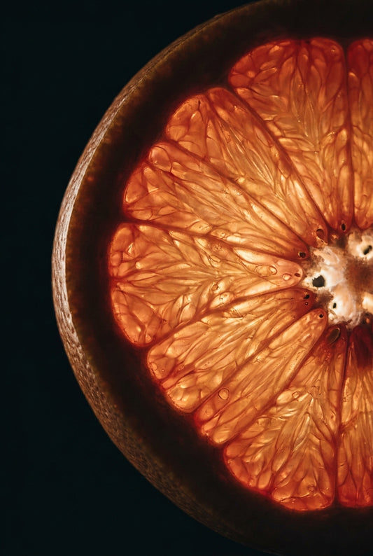 Grapefruit macro