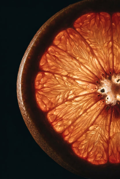 Grapefruit macro